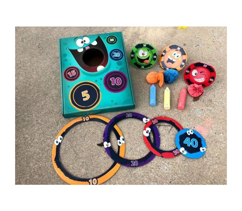 Fisher-Price Outdoor Fun 5-In-1 Sidewalk Chalk Games