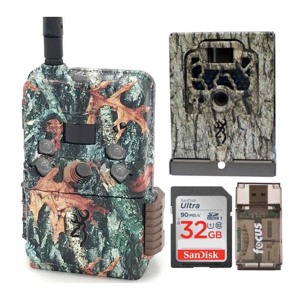 Browning Trail Camera Defender Cellular Trail Camera (AT&T) Security Bundle