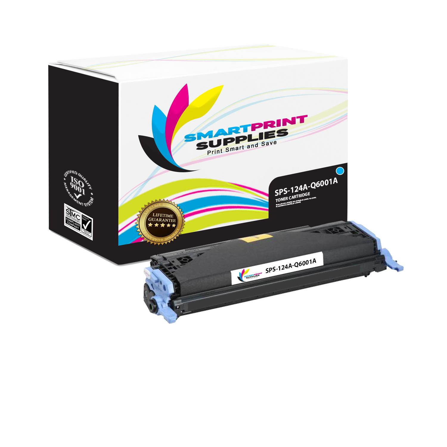 Smart Print Supplies Compatible 124A Toner Cartridge Replacement for HP LaserJet 1600 2600 2605 Printers (Q6001A Cyan, Q6002A Yellow, Q6003A Magenta) - 3 Pack
