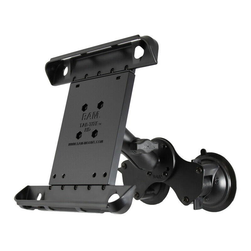 RAM Dual Suction Cup Mount for iPad Pro 10.5, 9.7, iPad 5th Generation, iPad Air