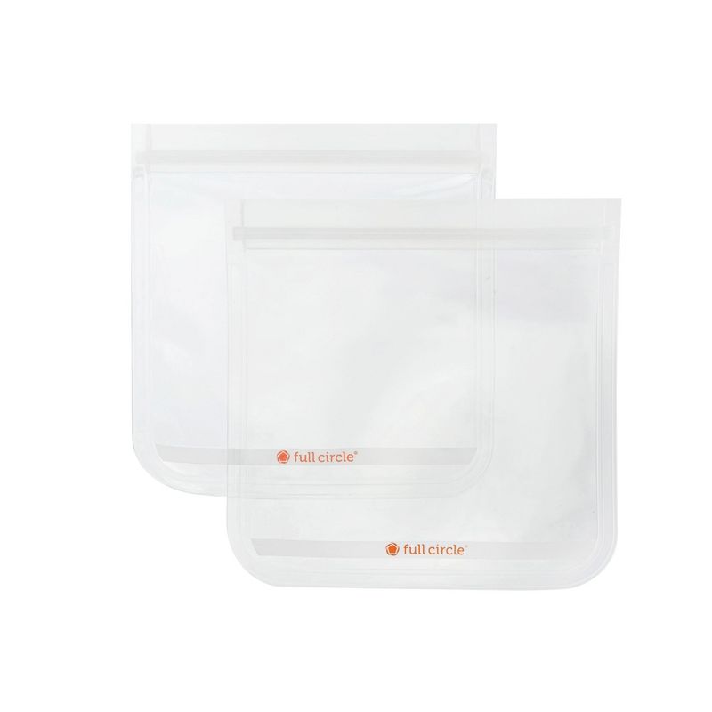 Full Circle 3.5cup 2pk Reusable Sandwich Bags