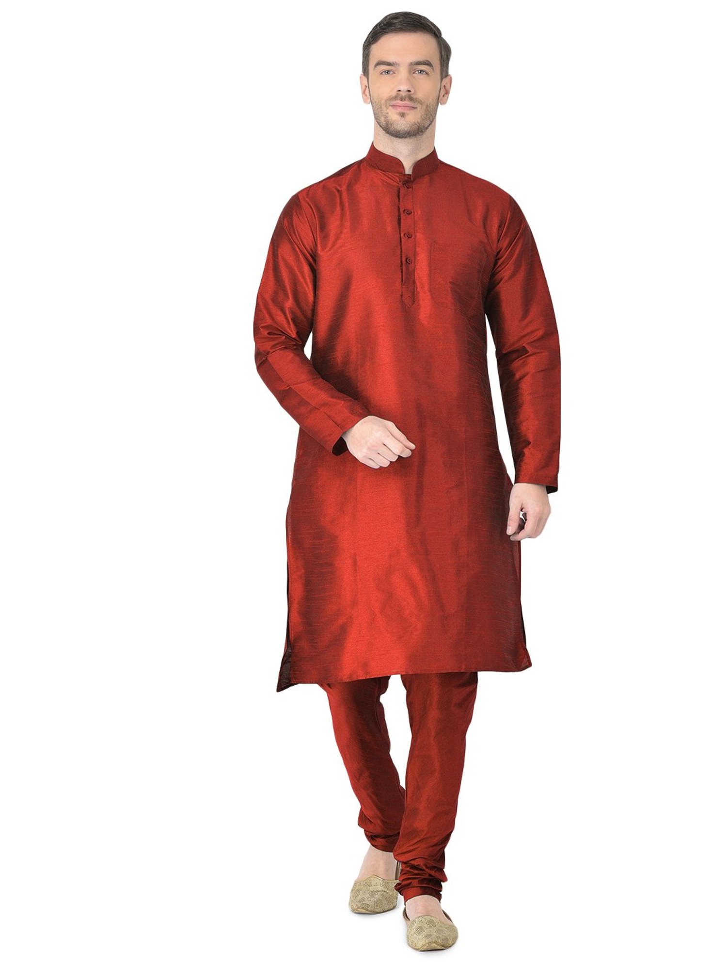 SG RAJASAHAB Multi Regular Fit Self Pattern Kurta Set