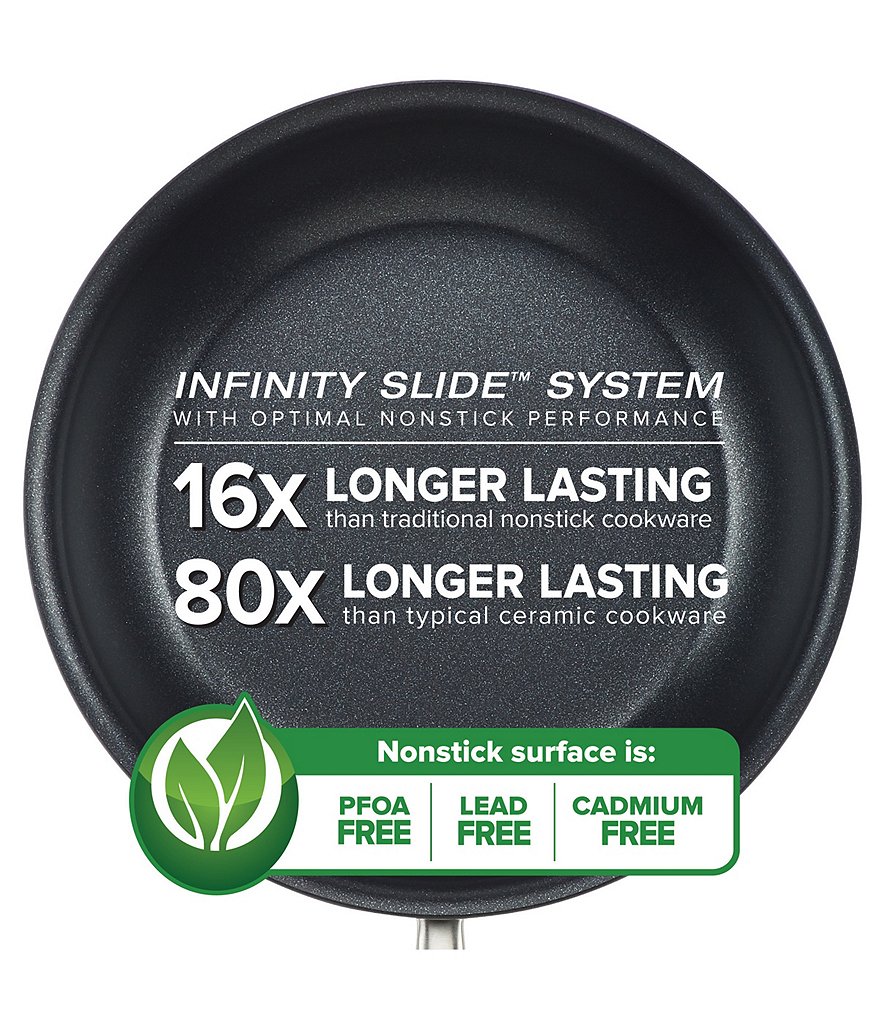 Anolon Advanced Home Hard-Anodized Nonstick Wok with Side Handles and Wooden Spoon