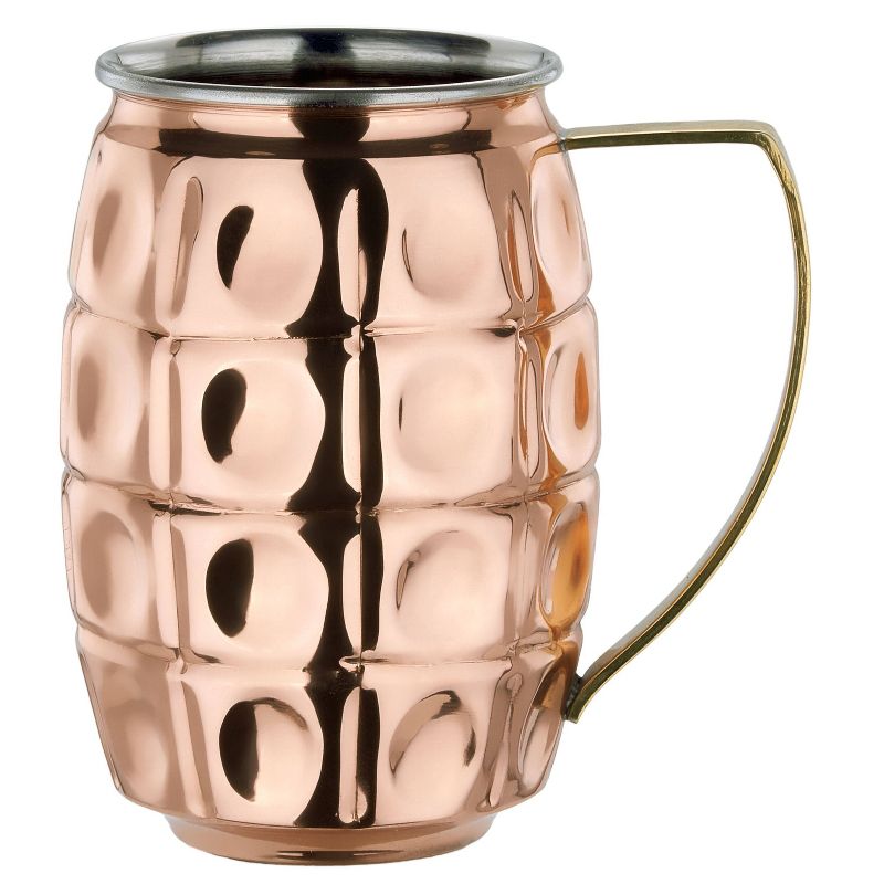 Old Dutch 25oz 2pk Stainless Steel Grenada Beer Steins Copper