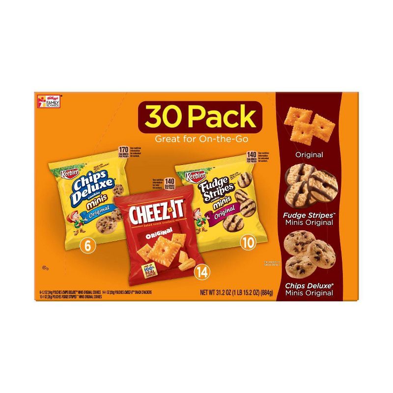 Keebler Cookies Sweet and Salty Variety Pack - 30ct