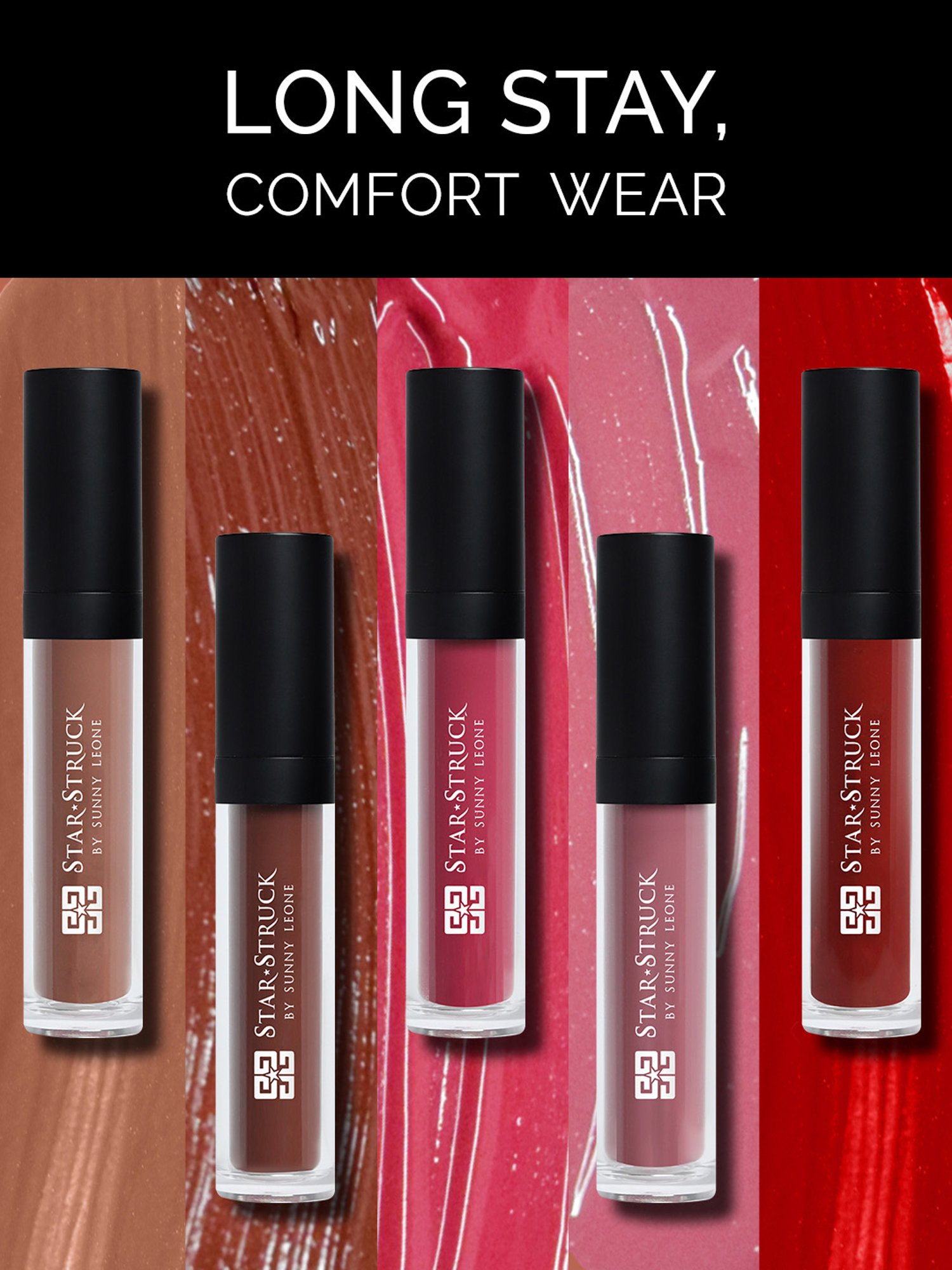 StarStruck By Sunny Leone Matte Liquid Lip Color Cherry Bomb - 6 ml