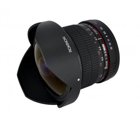Rokinon 8mm f/3.5 HD Fisheye Lens with Removable Hood for Nikon #HD8M-N