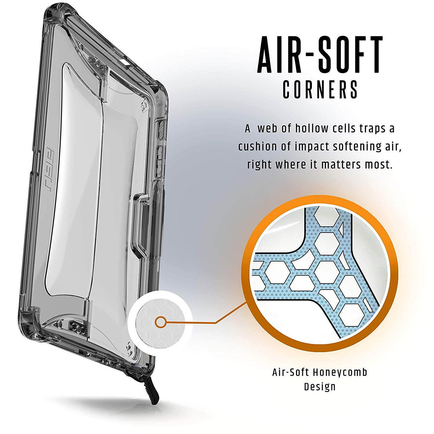 UAG Microsoft Surface Go Plyo Feather-Light Rugged [Ice] Military Drop Tested Case