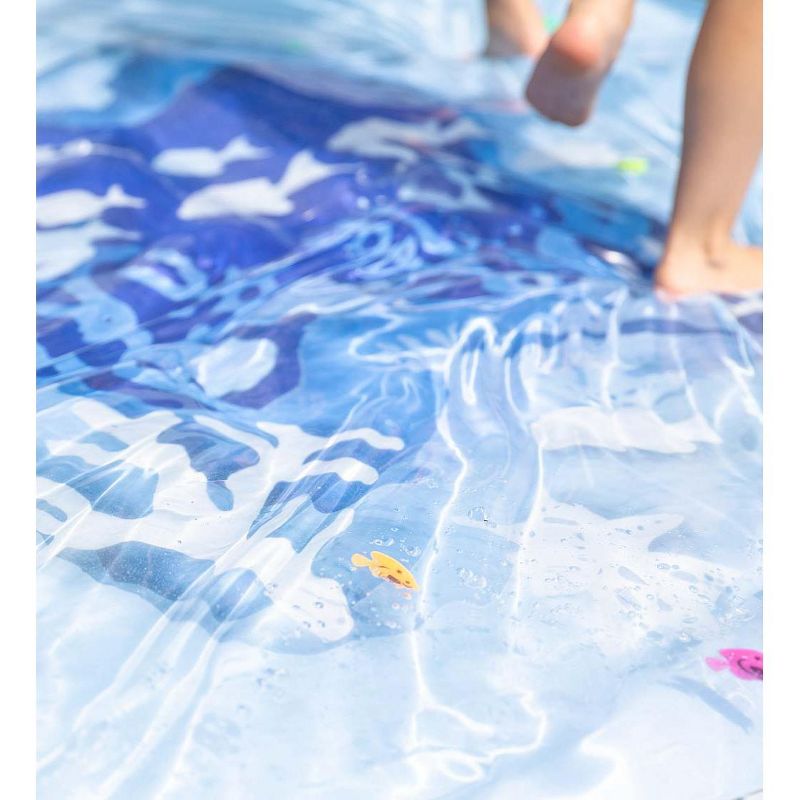 HearthSong - Kids' Super-Sized Coral Reef Water-Filled AquaPod with 36 Colorful Fish