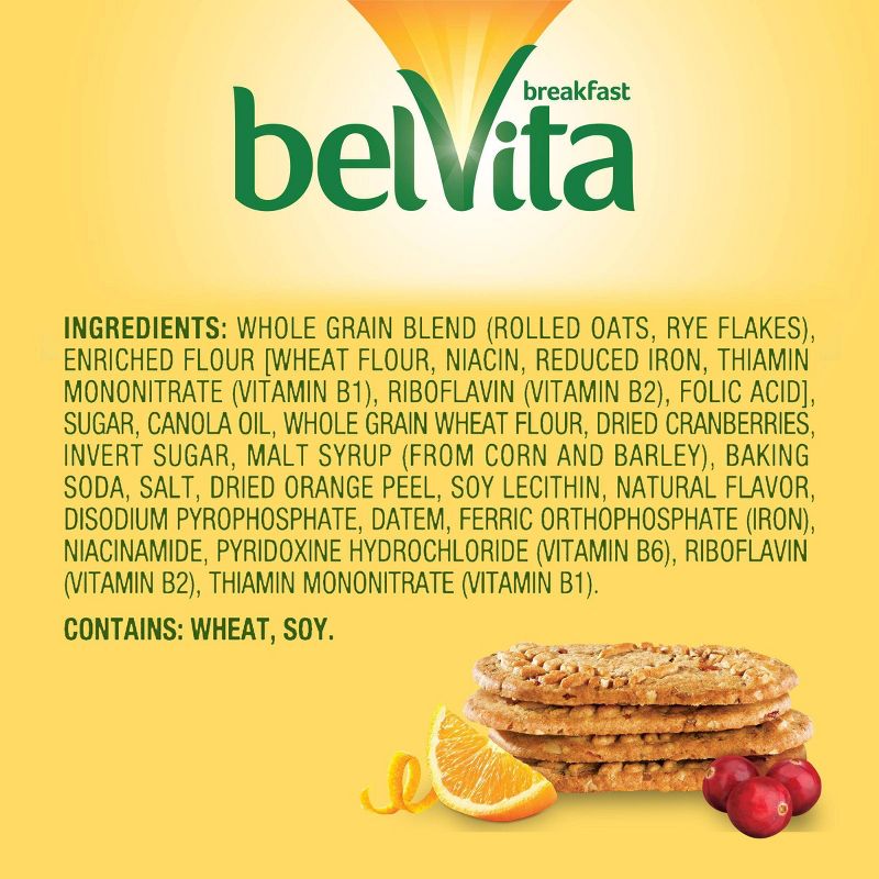 belVita Cranberry Orange Breakfast Biscuits - 5 Packs