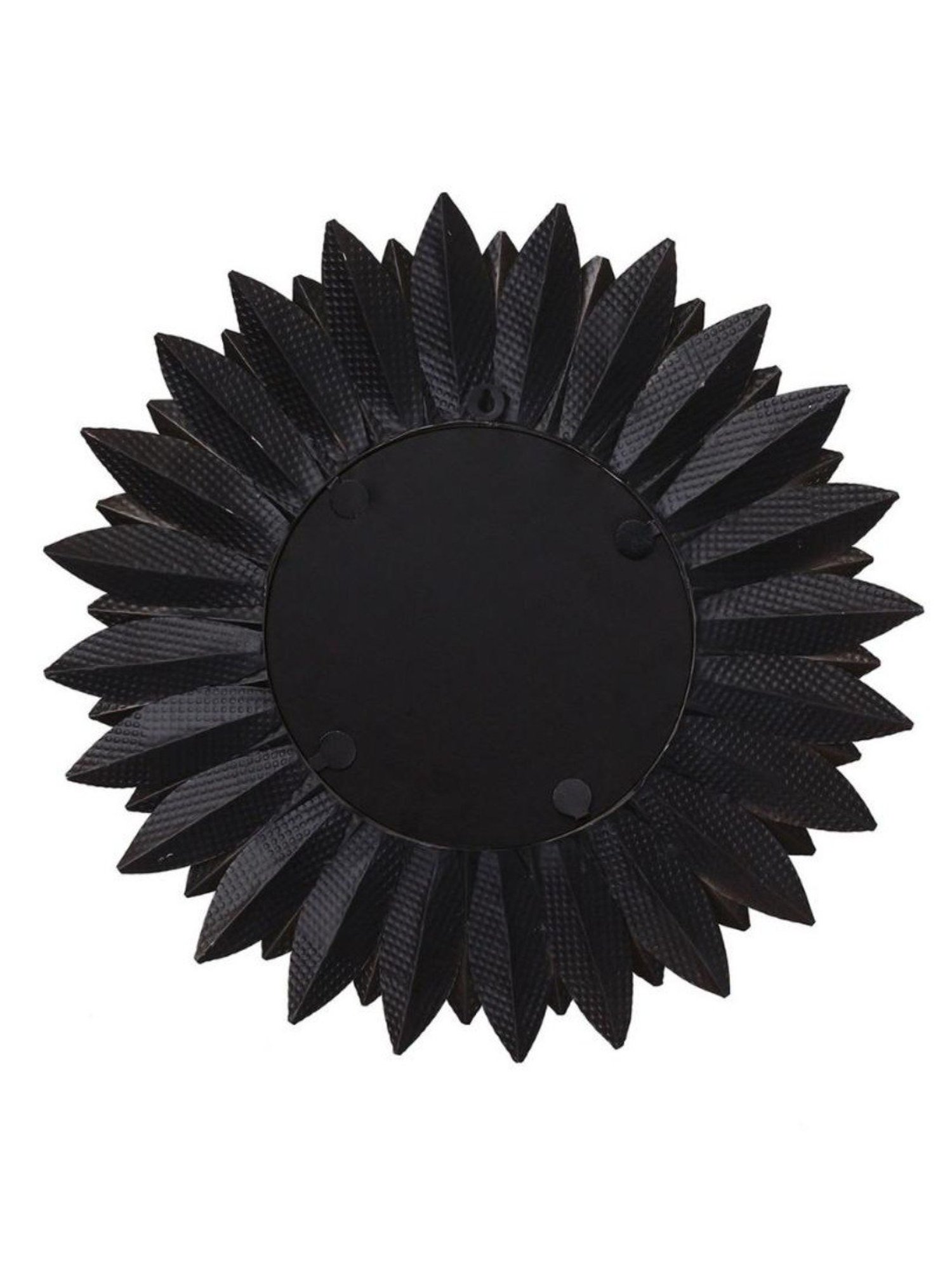 CHRONIKLE Sun Burst Design Golden Iron Roman Number Analog Wall Clock