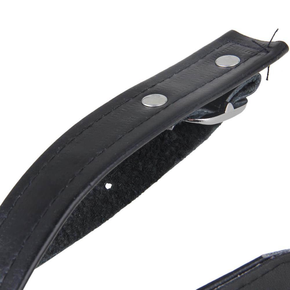 BQLZR 2Pcs Comfortable PU Leather Adjustable Harness Strap Black for Accordion