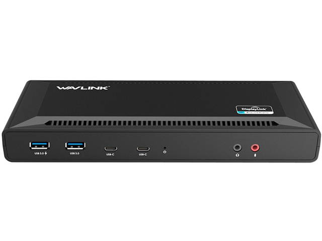 Wavlink USB C Dual 4K HDMI&DP Universal Docking, with 60W Power Delivery, Dual 4K@60Hz, Single 5K@60Hz Displaylink Dock 2 x HDMI, 2 x DisplayPort, Gigabit Ethernet, 2 x USB-C Ports, 4 x USB 3.0, Audio