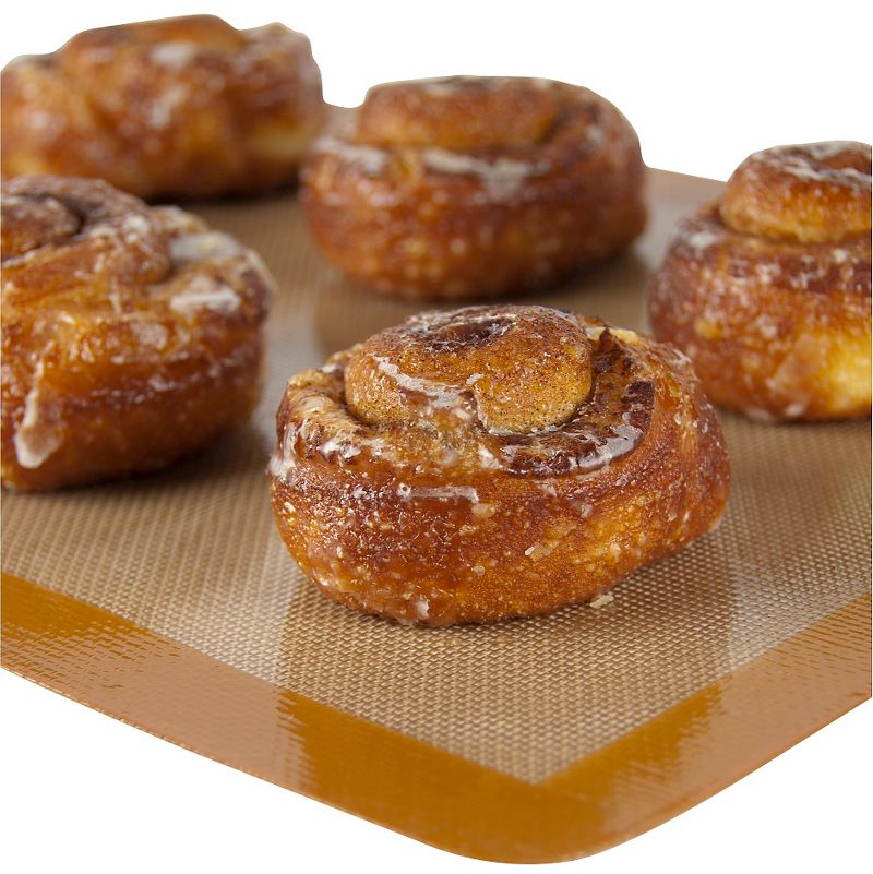 Cookduo Mix & Measure Spoon - Red Silicone Spoon with Adjustable Measuring Spoon FDA