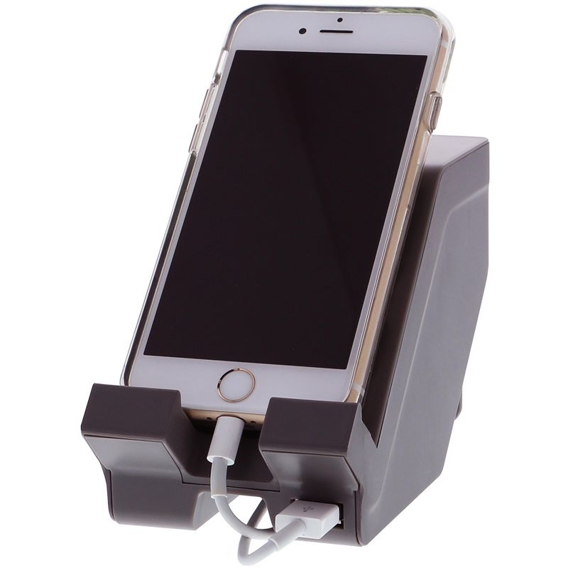 Bostitch Konnect Plastic Phone Dock with USB KT-PHONE-GRAY
