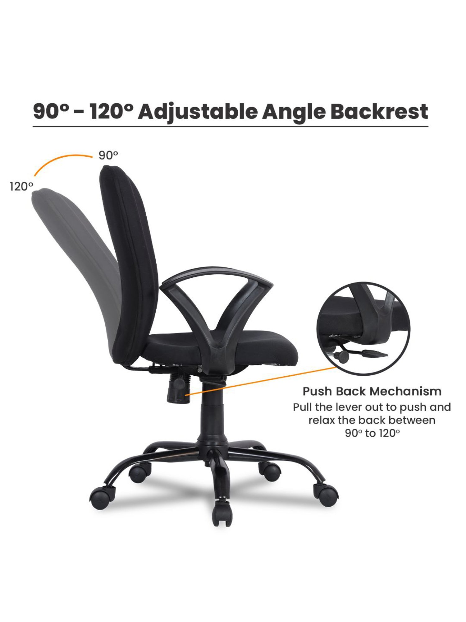 Green Soul Seoul-X Black Foam Ergonomic Office Chair