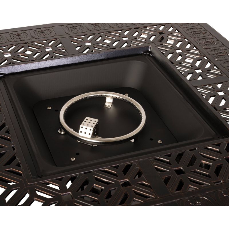 Dynasty Square LPG Fire Pit - Fire Sense