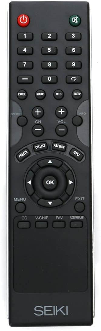 New Remote Control fit for SEIKI TV LC-22G82 LC-24G82 LC-32G82 LC-40G81 SC-32HT04 SC-371TS SC-392TS SC-461TS SC-501TS SC-601GS SC-601TS SC-601US SC-151FS SC-221FS SC-241FS SC-261FS SC-262FS SC-321TS
