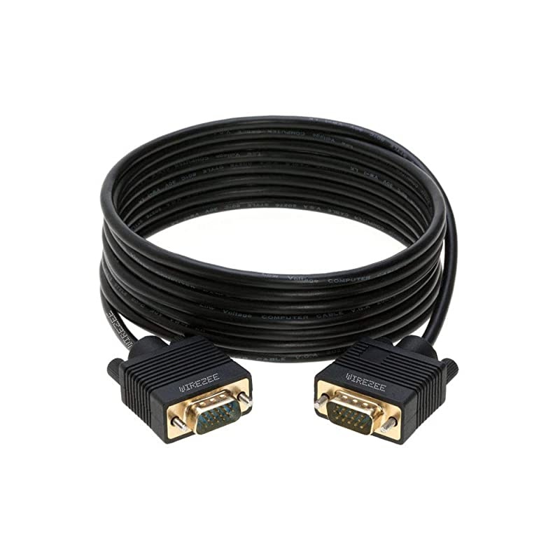 Cable SSuper Video Cord Male 15 PIN Wire Monitor 3ft, 6ft,10ft, 15ft, 25ft, 30ft, 50ft, 100ft (3FT)