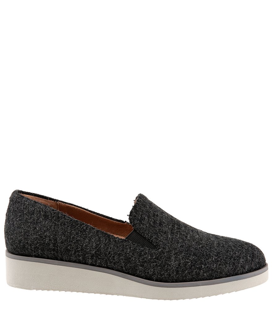 SoftWalk Whistle Textile Wedge Slip-On Sneakers