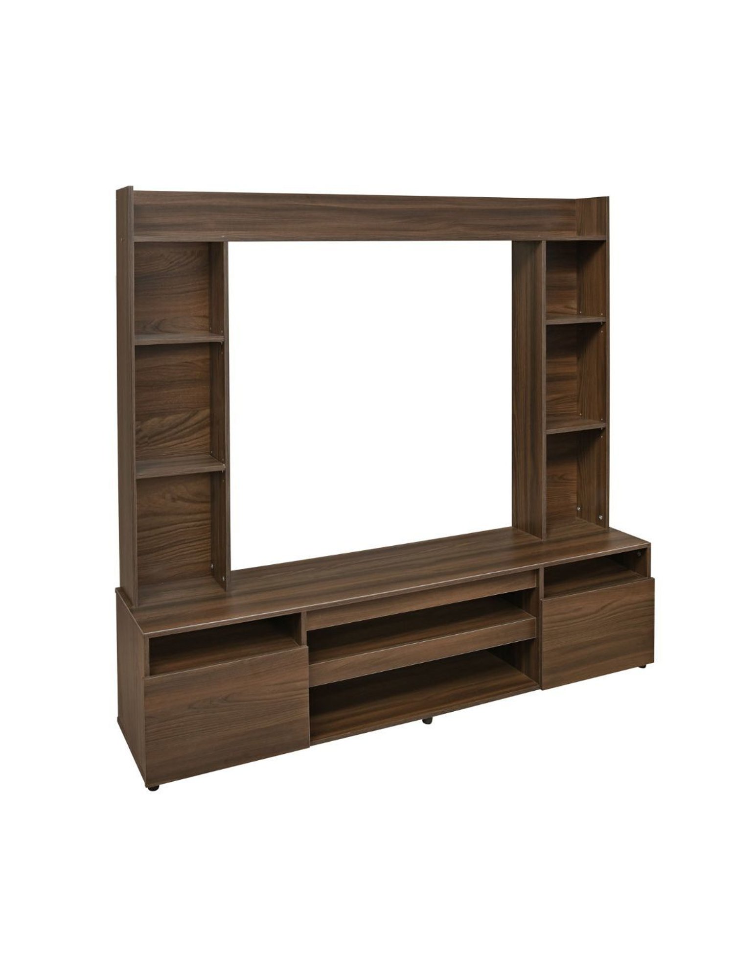 Nilkamal Cora White Engineered Wood TV Entertainment Unit with 2 Shelves