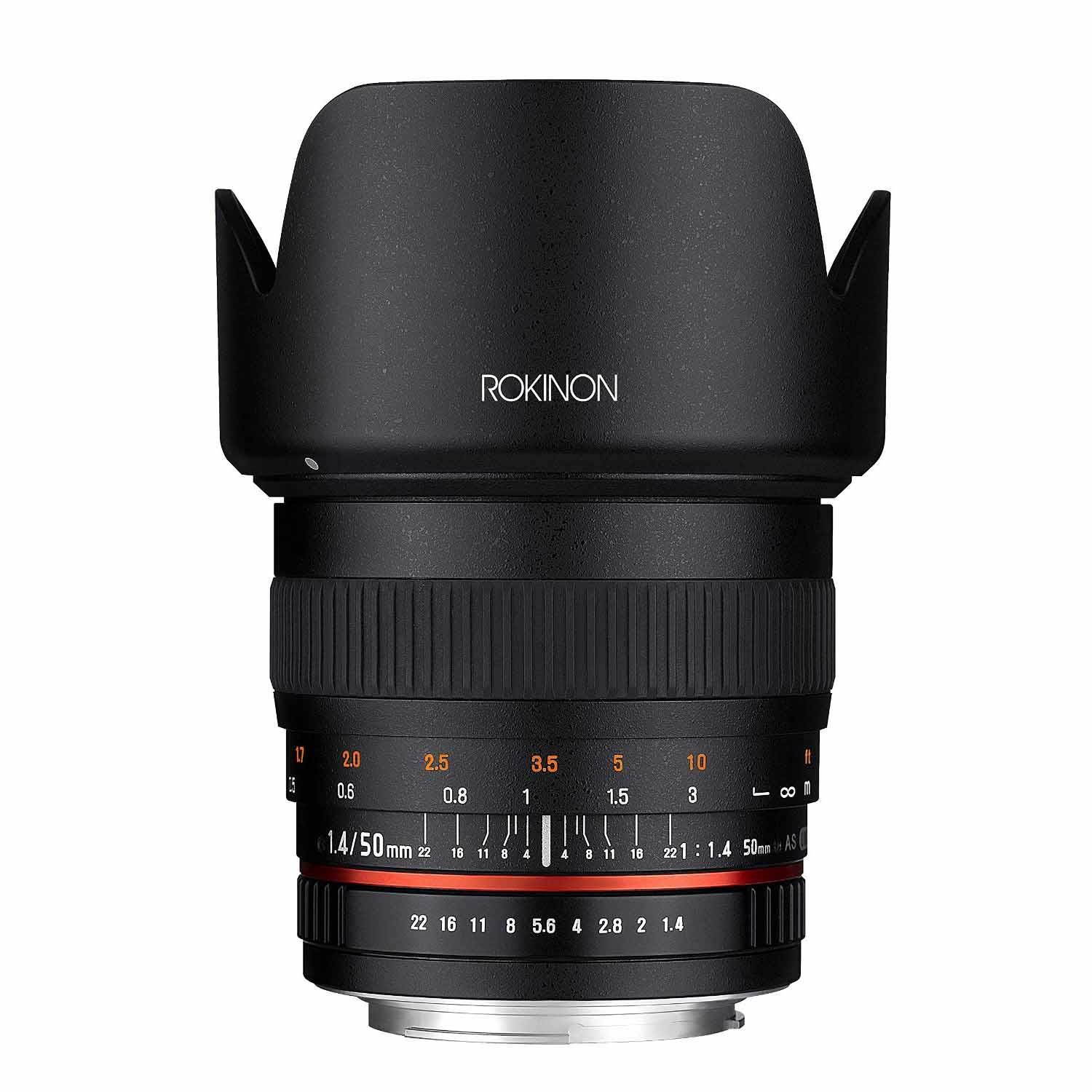 Rokinon 50mm F1.4 Lens for Canon EF Mount #50M-C