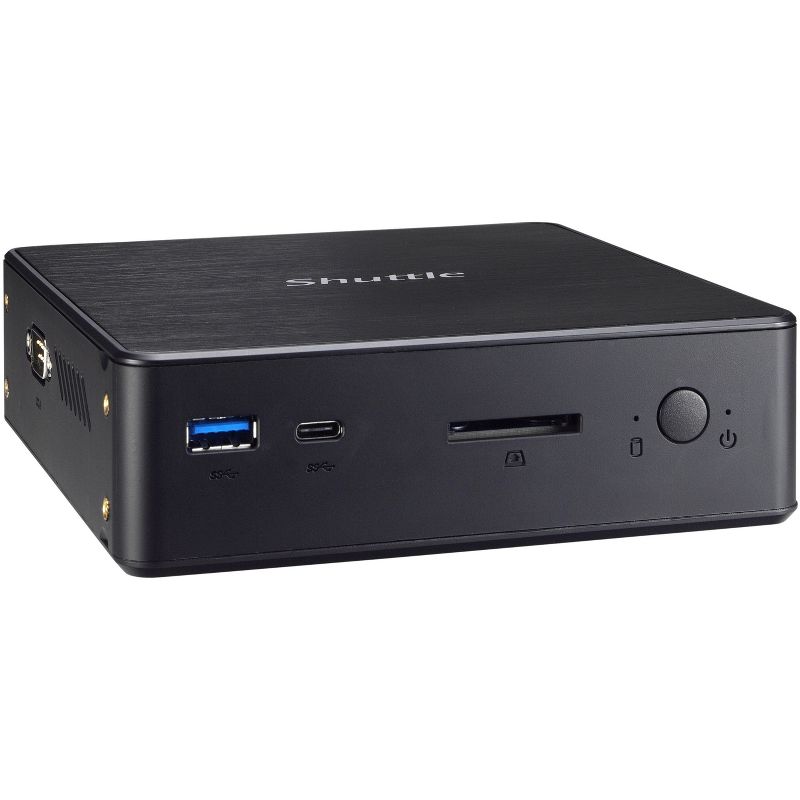 Shuttle XPC nano NC03U7 Desktop Computer - Core i7 i7-7500U - Mini PC - Black - Intel HD Graphics 620 - Wireless LAN