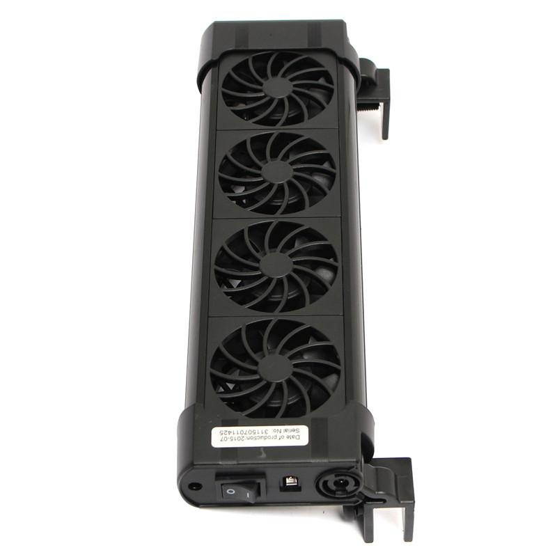 1PCS 160L DV 12V Cooling Coldwind Four 4 Fans Aquarium Chillers For Fish Tanks -
