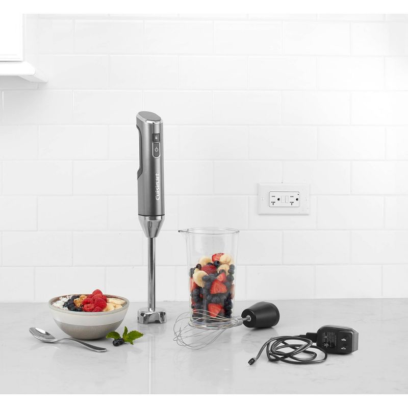 Cuisinart EvolutionX Rechargeable Cordless Hand Blender - Gunmetal - RHB-100TG