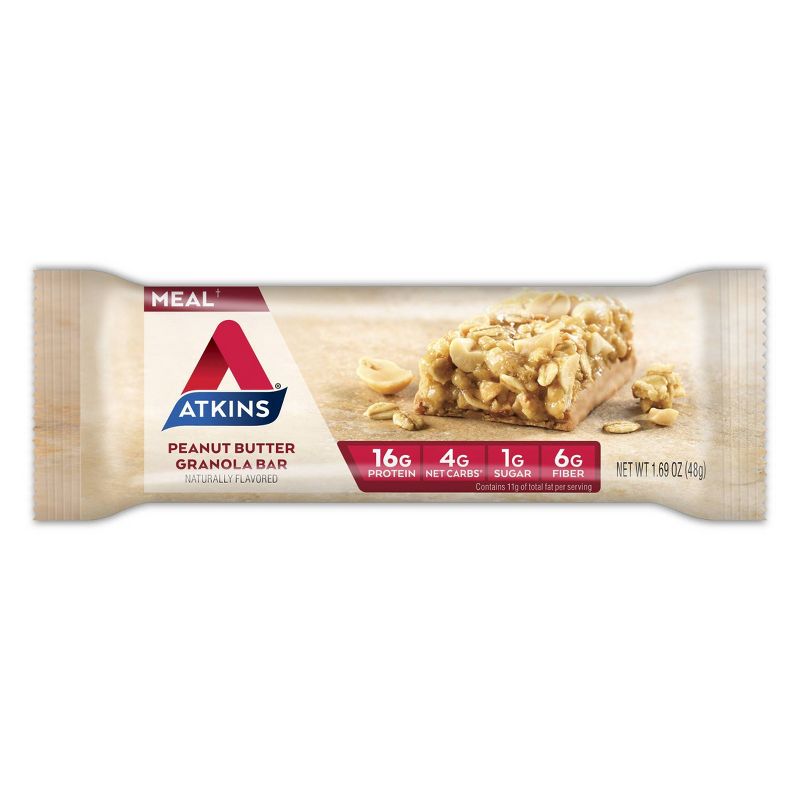 Atkins Granola Meal Bar - Peanut Butter - 5ct