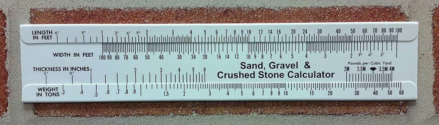 Sand, Crushed Stone and Gravel Slide Ruler Calculator Lot of Ten.