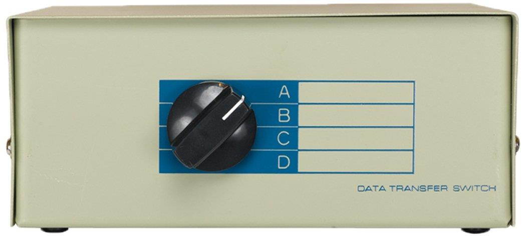 Cablelera 4-Way RJ45 Female AB Manual Data Switch (ZDMNNNA8-4)