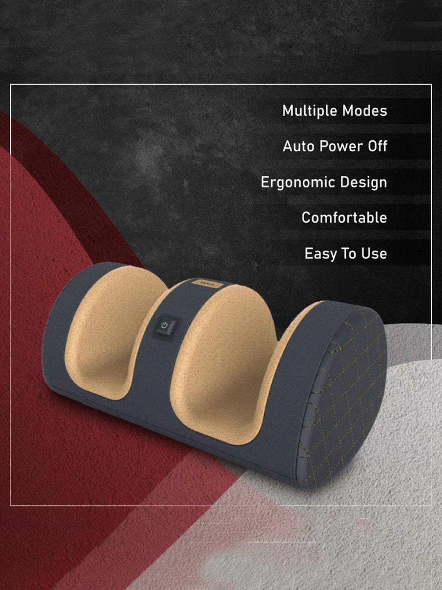 Wahl WMFM6-0124 Air Pressure Electric Massager with Ergonomic Design (Grey)