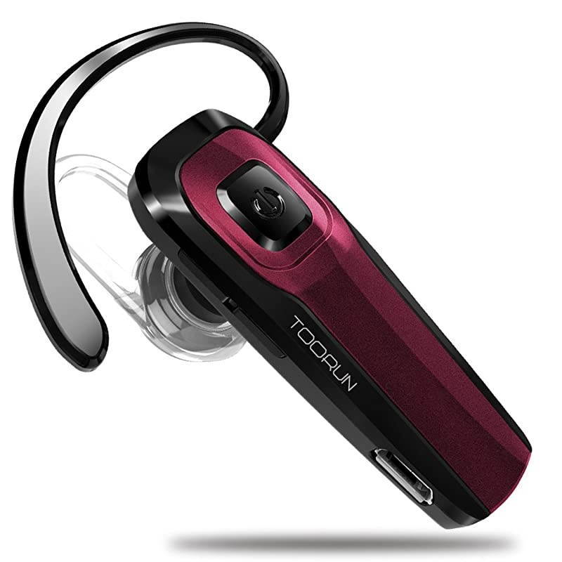 M26 Bluetooth Headset with Noise Cancelling Compatible with Smart Phones LG G7 Samsung Note9 S9 iPhone Xs MAS Moto Z3 P30 Google pixel3 ZTE AxonRed