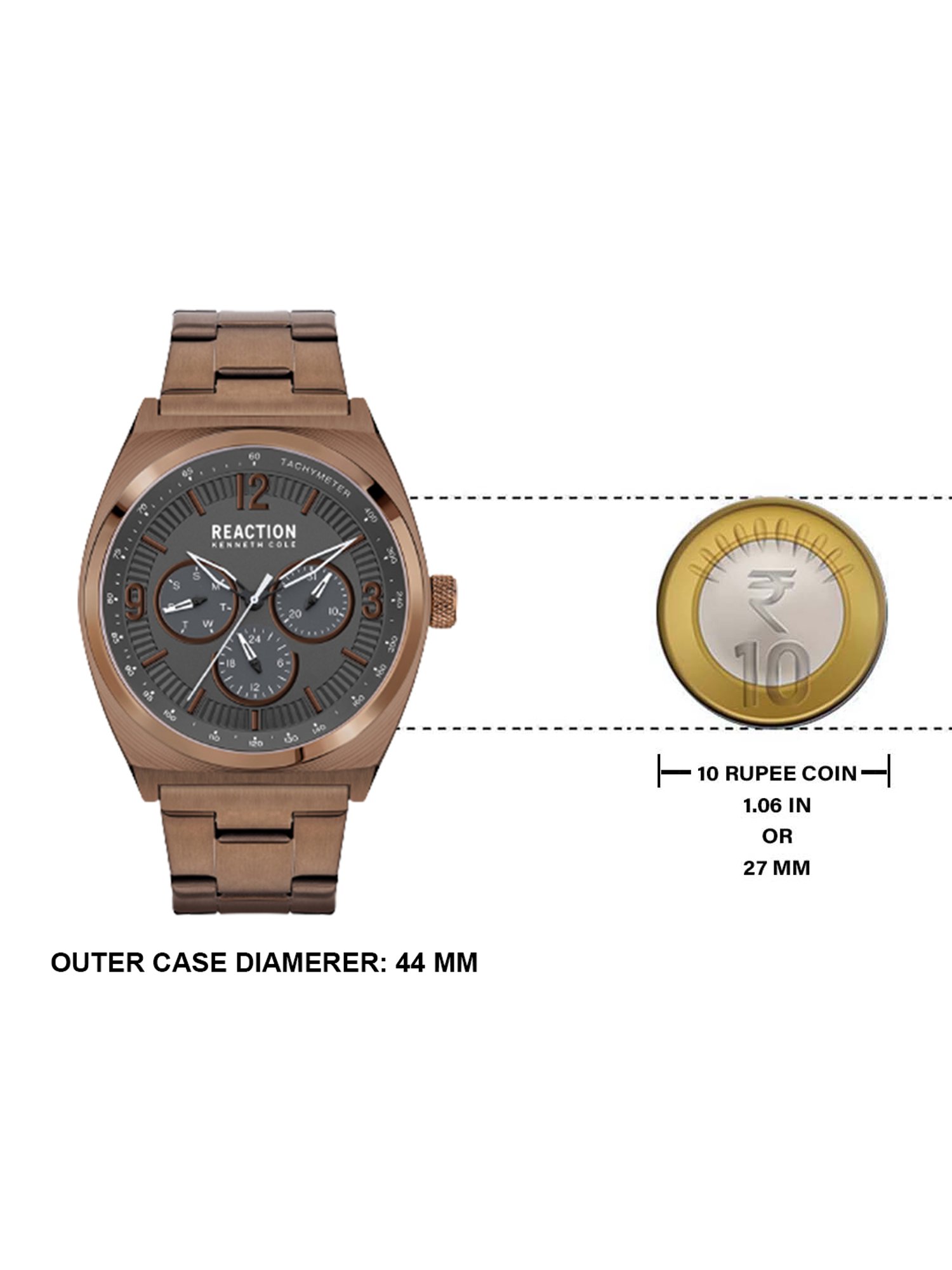 Reaction Kenneth Cole KRWGK2192404 Carl Multifunction Watch for Men