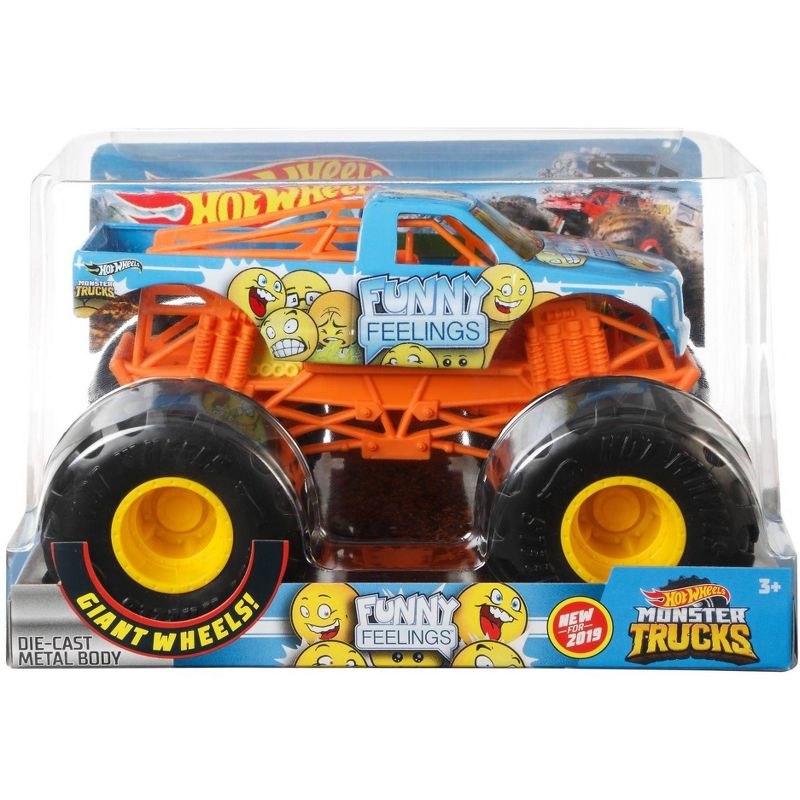 Hot Wheels Monster Trucks Funny Feelings Vehicle