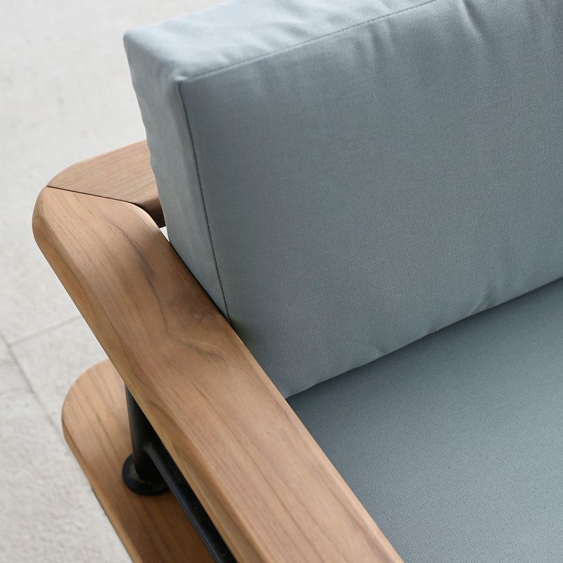 Teak Daybed with Cushion - Blue Spruce - Cambridge Casual