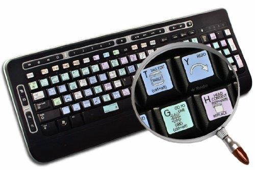 ADOBE DREAMWEAVER GALAXY SERIES NEW KEYBOARD LABELS SHORTCUTS 12x12 SIZE