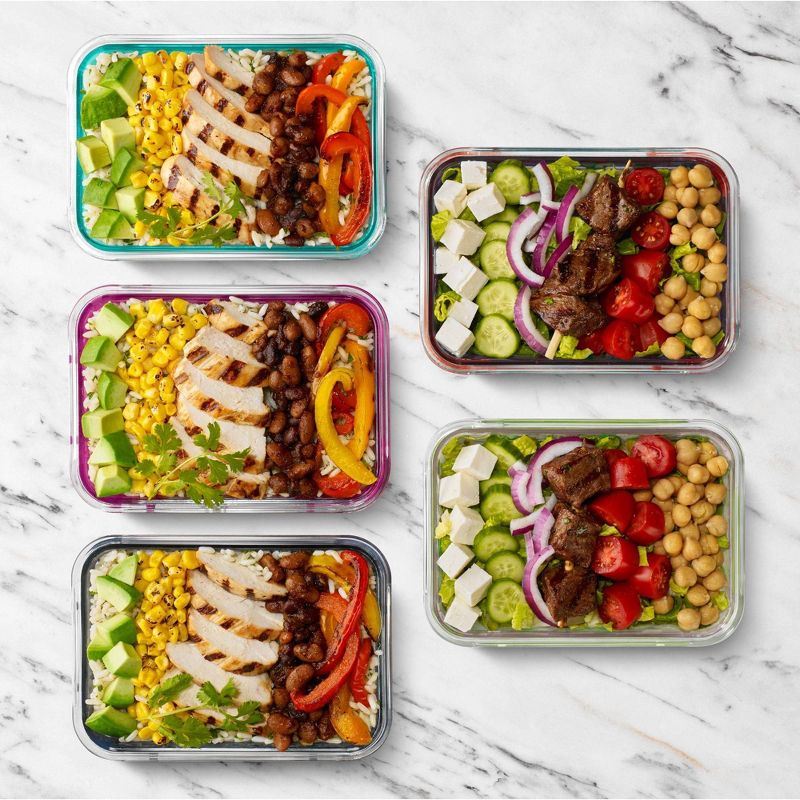 Ello 10pc Meal Prep Food Storage Container Set