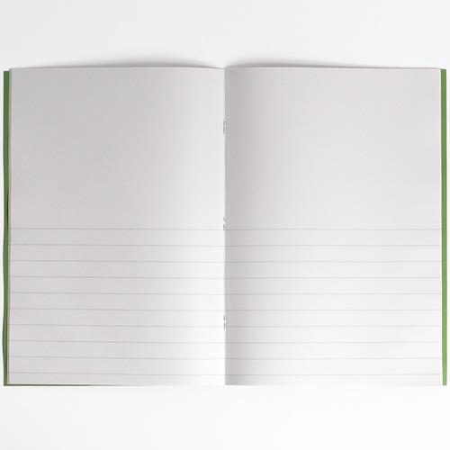 Rhino Exercise Book, A4, 64 page,  Pages - half blank half with 15mm ruled lines, Light Green Cover  (Pack of 10)