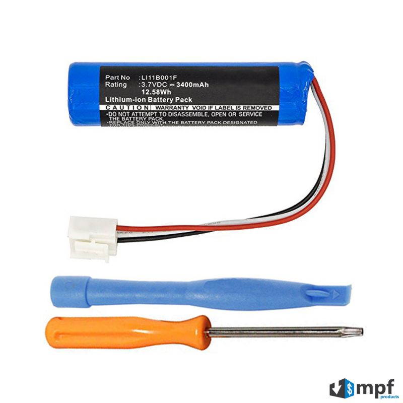 3400mAh High Capacity LI11B001F Battery Replacement Compatible with Harman Kardon Onyx Studio 1, Onyx Studio 2 Wireless Bluetooth Speaker