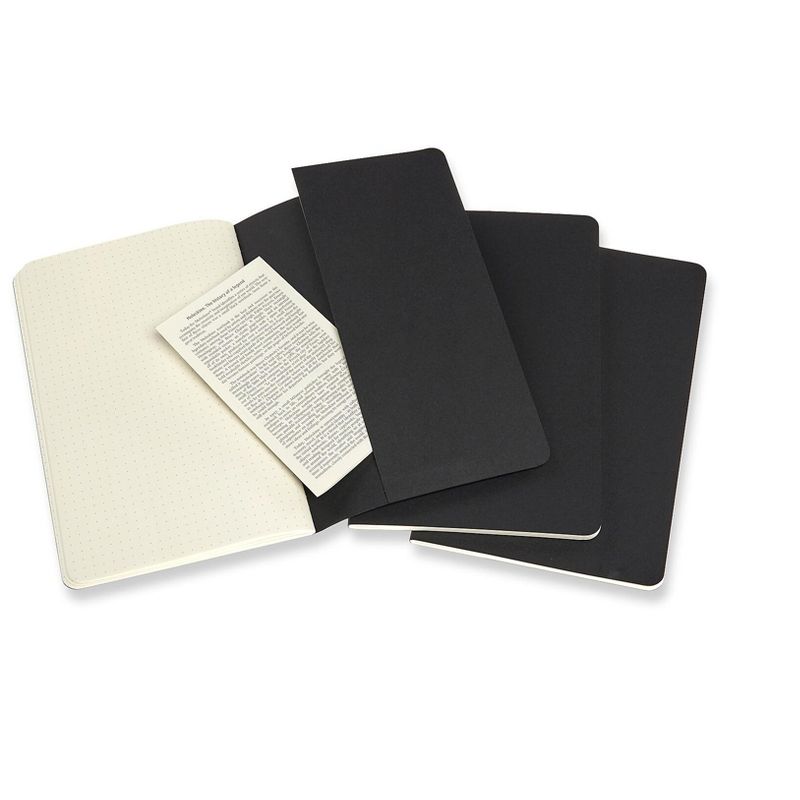Moleskine Cahier Journal, Large Dotted, Black 719213