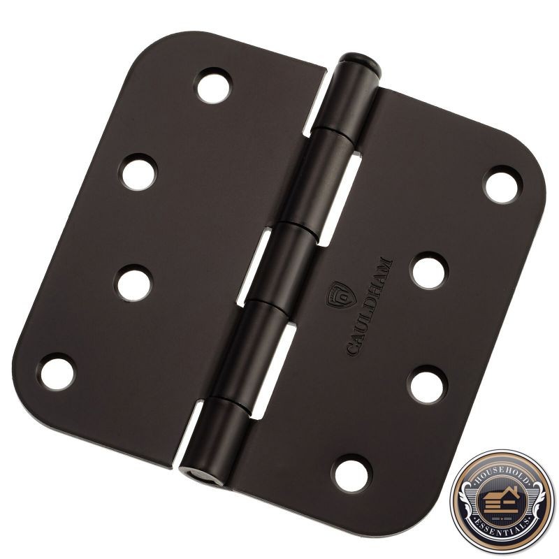 Oil Rubbed Bronze Door Hinges 4" x 4" with 5/8" Radius Corners