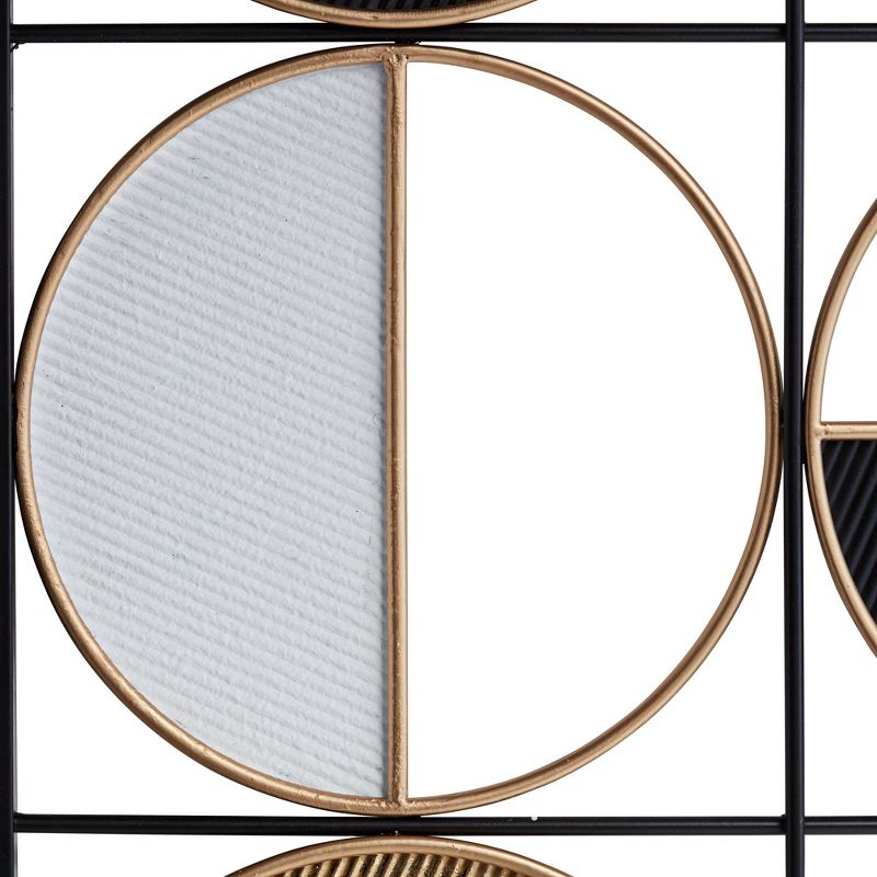 Newhill Designs Half Circle 40" High Multi-Color Metal Wall Art