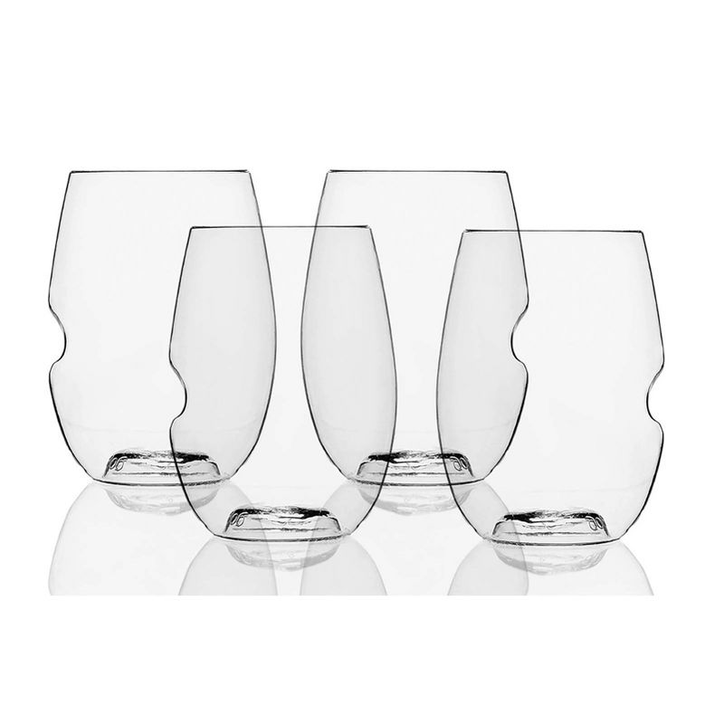 Plastic Stemless Wine Glasses 13.4oz Set of 4 - Room Essentials™