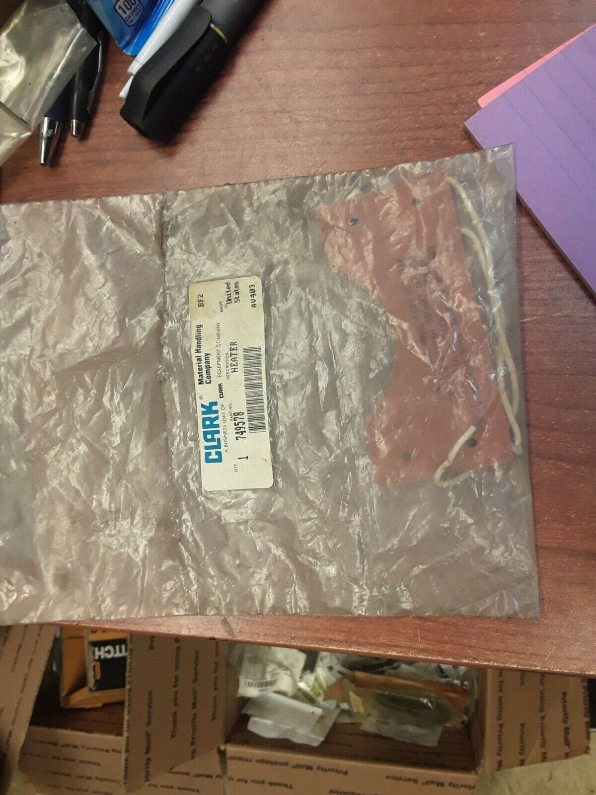 Clark 749578 Forklift Heater