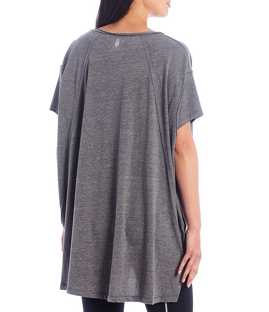 Free People FP Movement City Vibes Oversized Fit Cotton Blend Tee