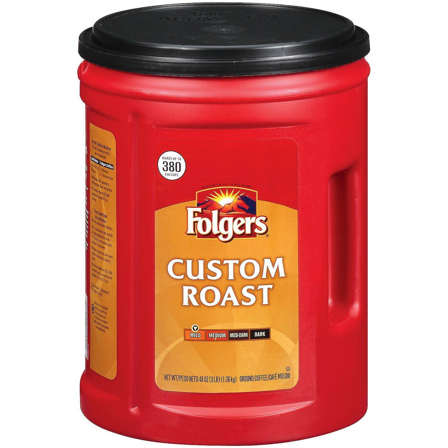 Folgers Custom Roast Ground Coffee (48 oz.)