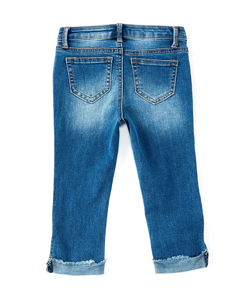 Hippie Girl Little Girls 4-6X REPREVE Destructed Denim Skinny Jeans