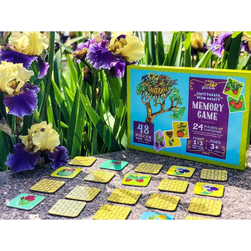 Little Likes Kids Sweetgrass Head Basket Memory Game
